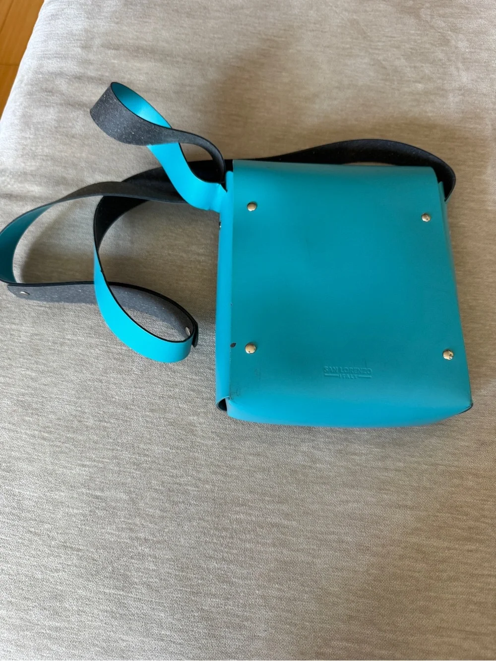 San Lorenzo Bright Teal Crossbody Shoulder Bag